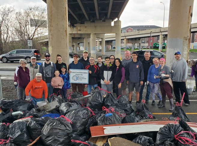 Guild continues tradition of helping with waterfront cleanup on Earth Day in&nbsp;Buffalo