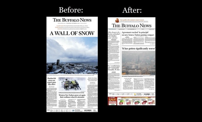 Outsourcing of local design desk is latest way Lee Enterprises has hurt The Buffalo&nbsp;News