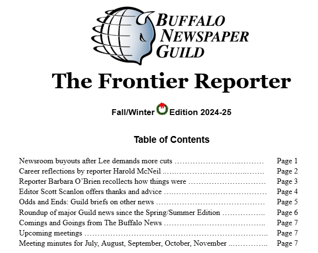 A must-read special edition of the fall/winter Frontier&nbsp;Reporter
