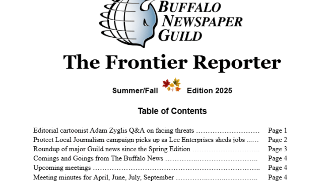 Trouble on our doorstep. Read all about it in the summer/fall edition of The Frontier&nbsp;Reporter
